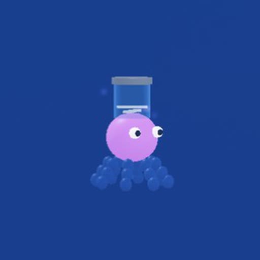 Octoblender, heel speciale rot uit het Roblox-spel Snakearot: Octopus met een blender als hoofd