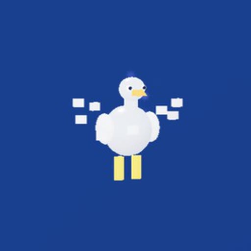 Discoduck, heel speciale rot uit het Roblox-spel Snakearot: Eend met spiegeltegels, draait langzaam rond