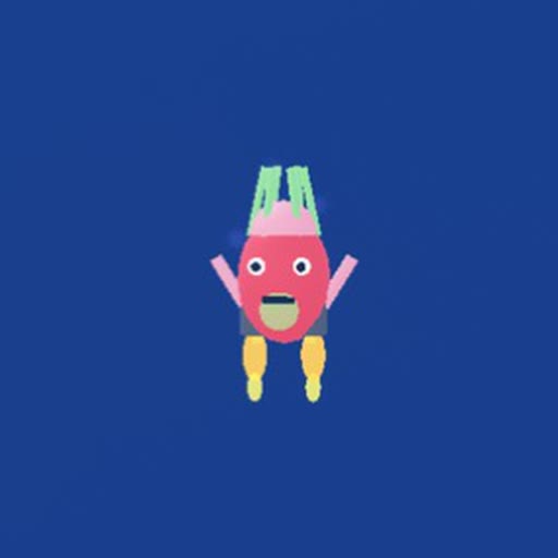 Rocket Radish, heel speciale rot uit het Roblox-spel Snakearot: Radijs vastgebonden aan een vuurpijl