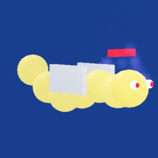 Bananabot, heel speciale rot uit het Roblox-spel Snakearot: Bananenrobot, schil klapt open als panelen