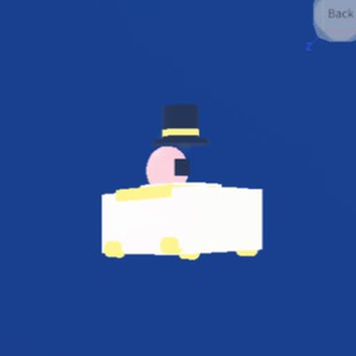 Baron Von Bathtub, legendarische rot uit het Roblox-spel Snakearot: Edelman op een badkuip met pootjes