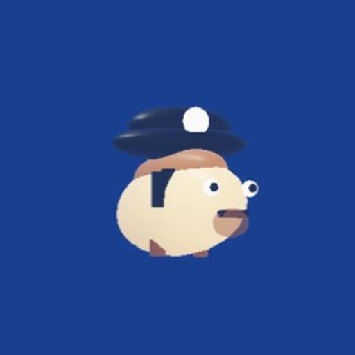 Captain Crumb, speciale rot uit het Roblox-spel Snakearot: Stokbrood met piratenhoed en ooglapje