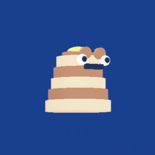 Pancake Pilot, speciale rot uit het Roblox-spel Snakearot: Stapel pannenkoeken met een vliegbril